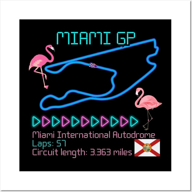 Miami Grand Prix,Formula 1, USA, Florida, F1 Wall Art by Pattyld